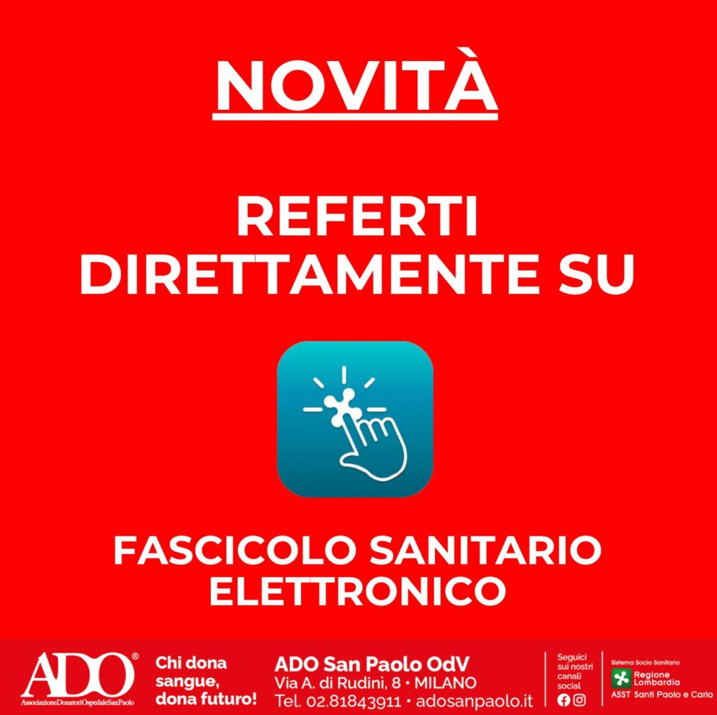 ado fascicolo sanitario elettronico
